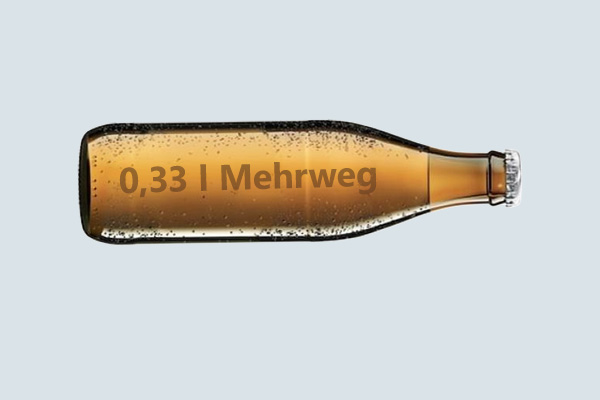 0,33 Liter Mehrwegflasche